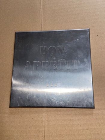 Dessous de plat argenté