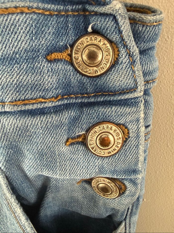 Salopette bleu Zara 10 ans - photo numéro 3