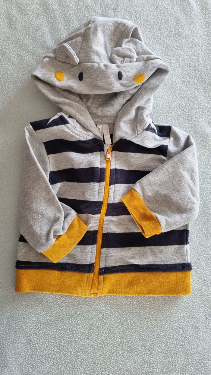 Sweat zippé capuche