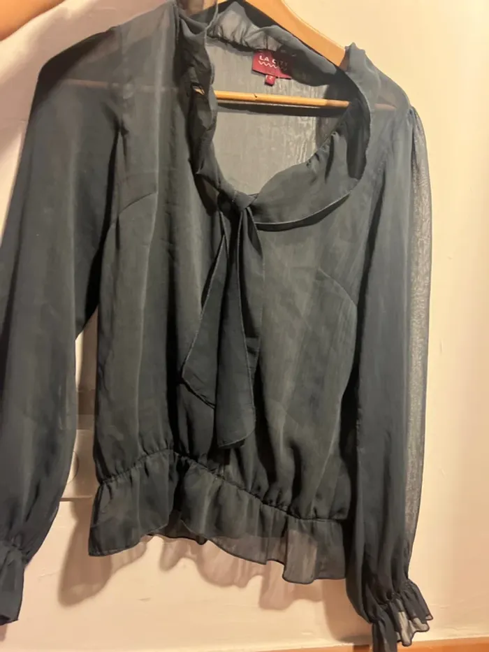 Blouse vintage parisienne - taille 2 (M/L) - quasi neuve - photo numéro 2