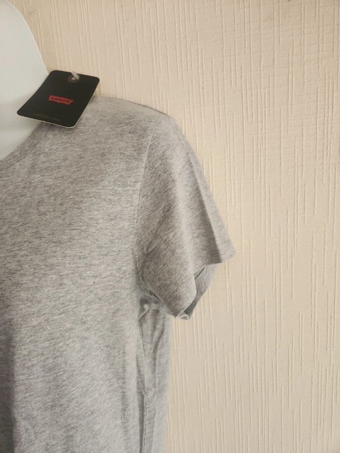Tee-shirt manches courtes Levi's XS gris motif 501 multicolore - photo numéro 5