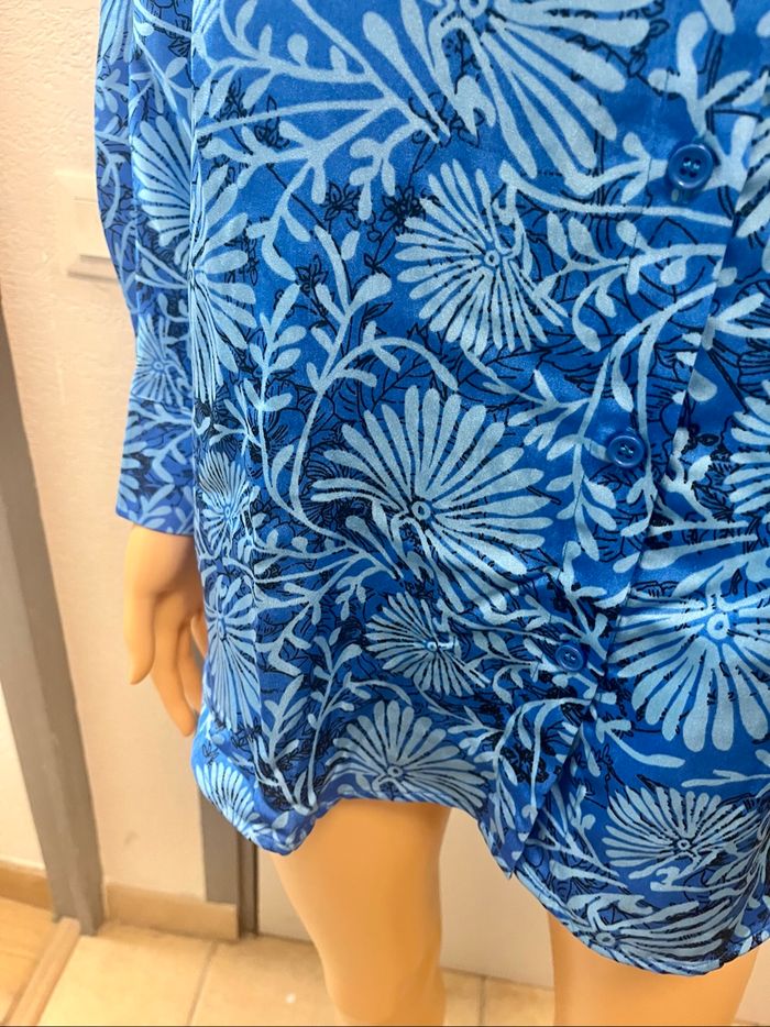 Chemise ML turquoise - photo numéro 4