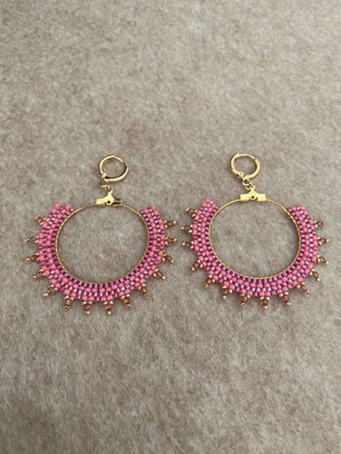 Boucles d’oreilles Miyuki - photo numéro 3