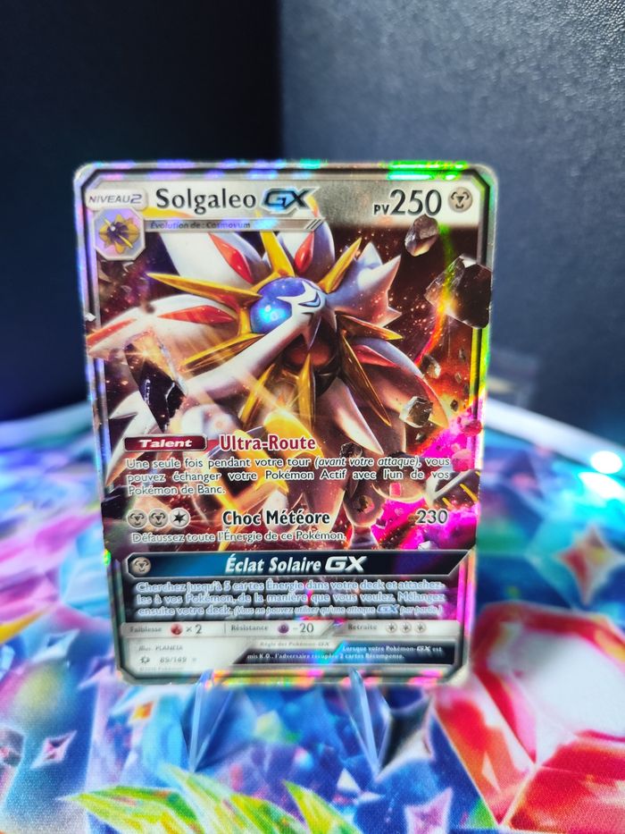 Carte pokémon 🇨🇵 Solgaleo GX 89/149 Soleil et Lune - photo numéro 2