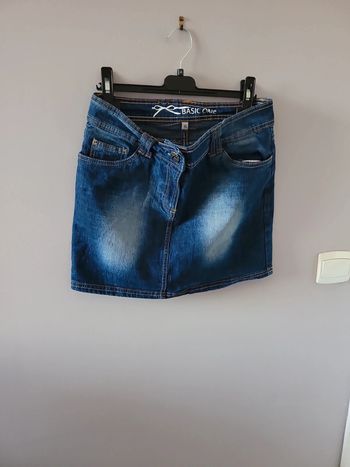 Mini jupe en jean taille 36 Basic One