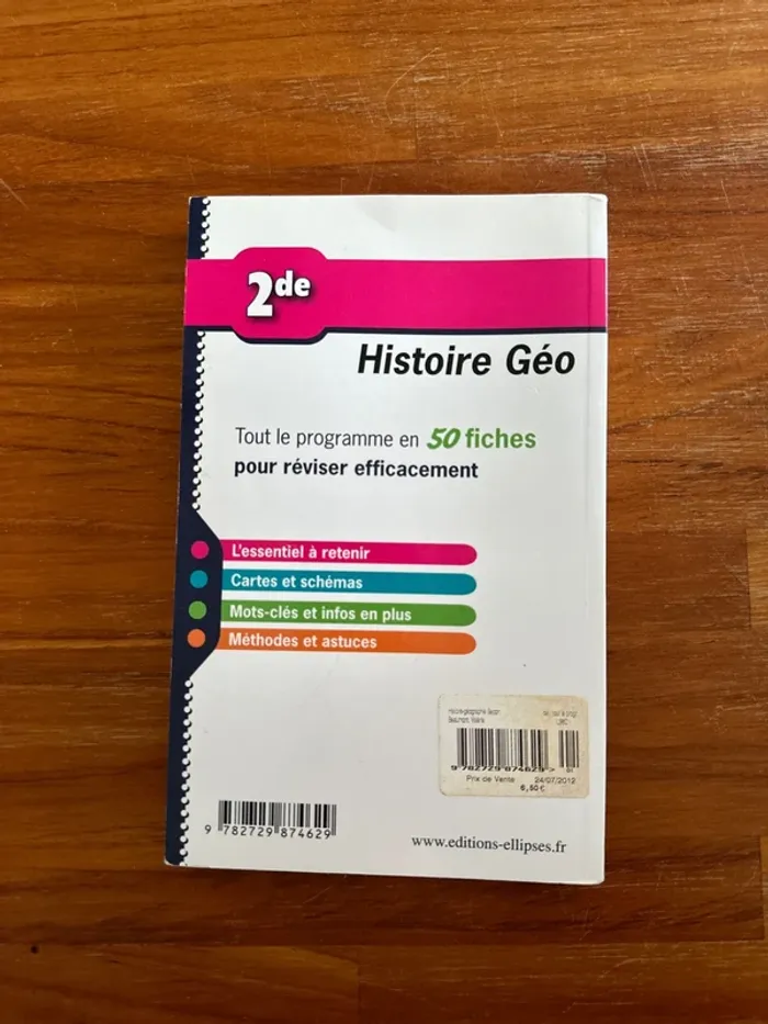 Livre tout le programme 50 fiches lycée seconde - photo numéro 3