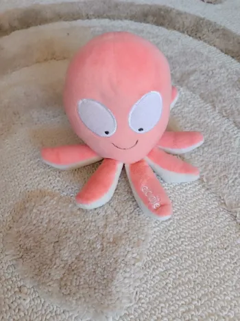 Peluche pieuvre rose Dodie