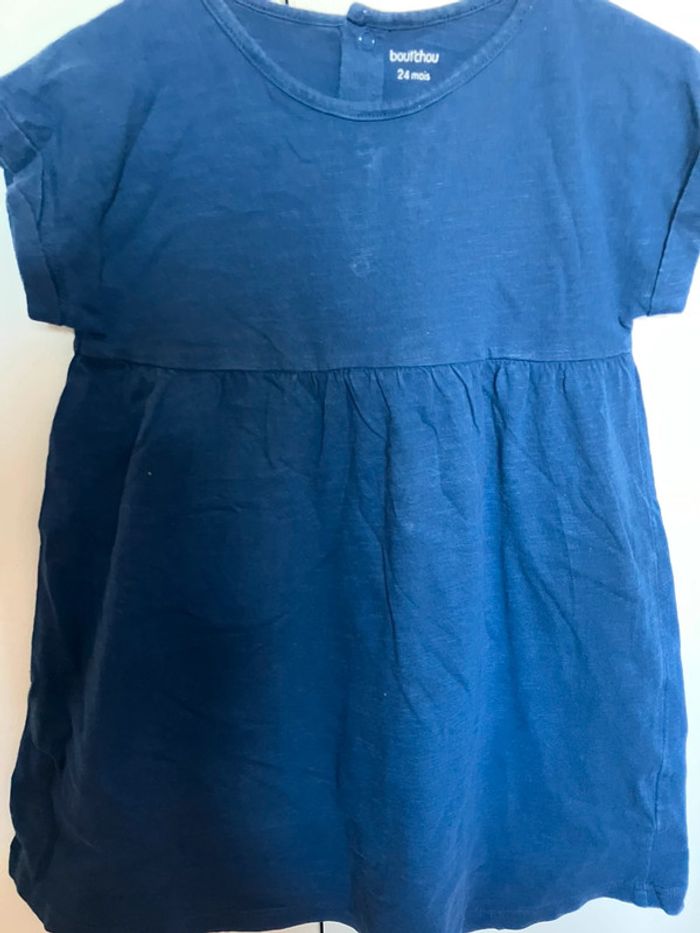 Lot de deux jolies robes été en coton 24 mois Bout’chou - photo numéro 5