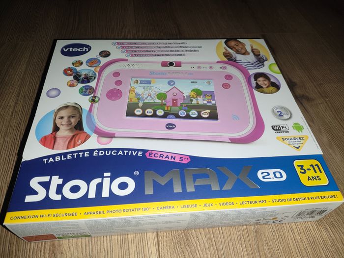 Tablette Storio max 2.0 rose neuve