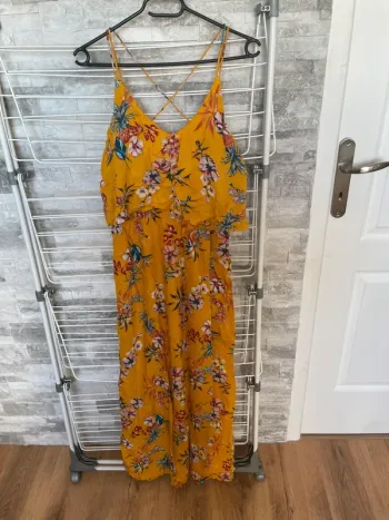 Robe longue à fleur