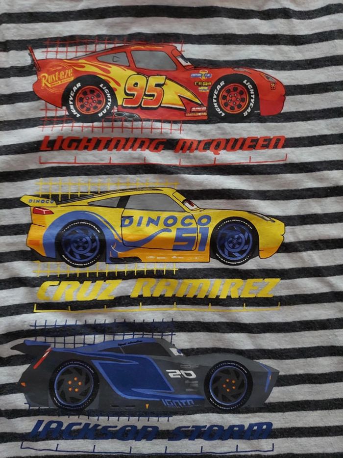 Tee-shirt cars 5/6ans - photo numéro 3
