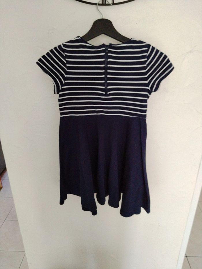 Robe bleu marine Marinière 8 ans - photo numéro 2