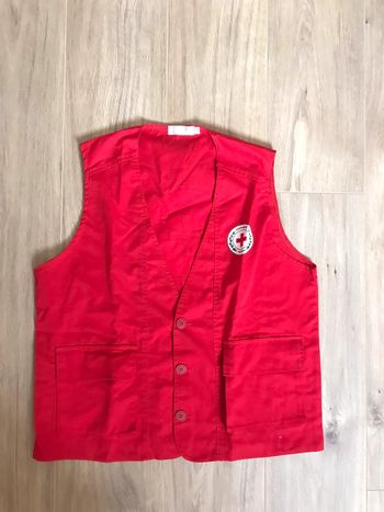 Gilet humanitaire rouge
