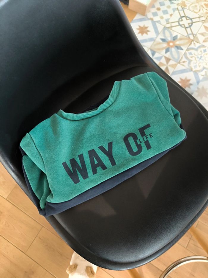 Sweat bleu et bleu marine - photo numéro 5