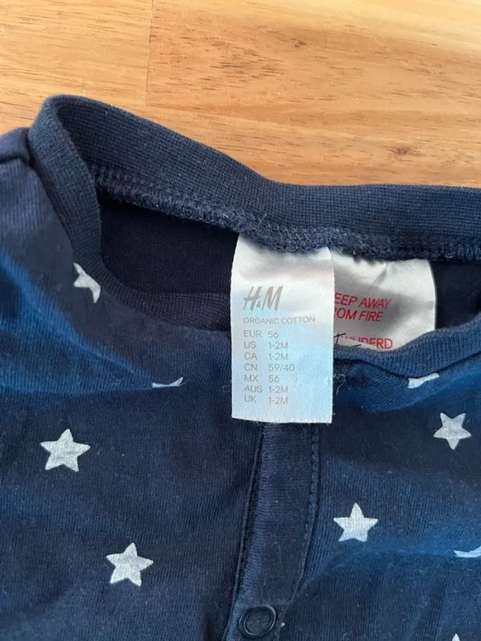 Pyjama H&M 3 mois - photo numéro 2