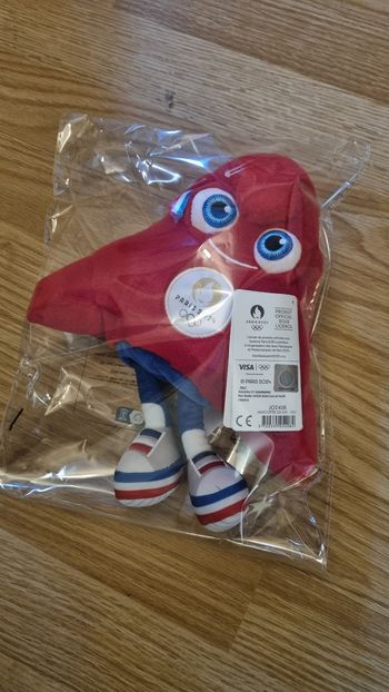 Peluche jo jeux olympique flamme