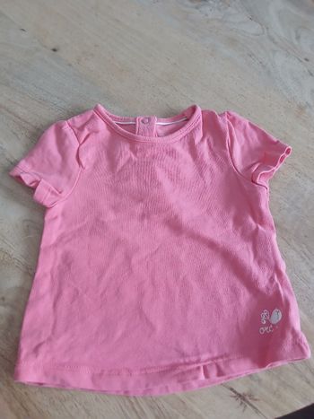 Tee shirt bebe fille 3mois 
