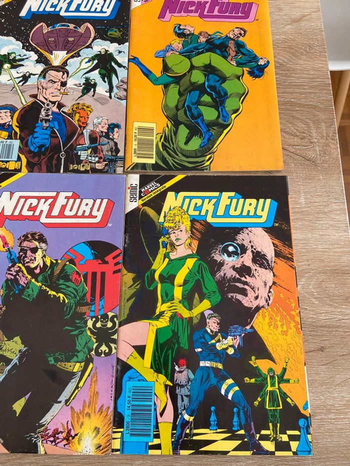 Collection complete numéro 1 a 9 nick fury version intégrale semic année 90 - photo numéro 4
