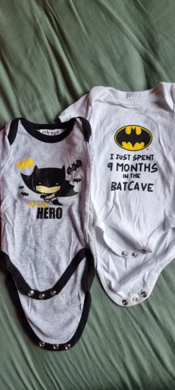 2 body manche courte batman 3 mois