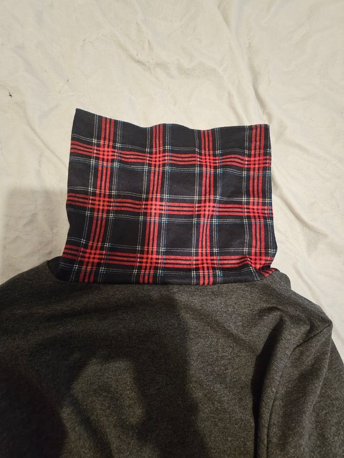 Jolie robe/tunique chaude et
confortable, style casual - esprit
tartan. - photo numéro 6