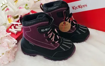 Bottes Bottines Scratch Élastique Fourrées Waterproof Kickers T27