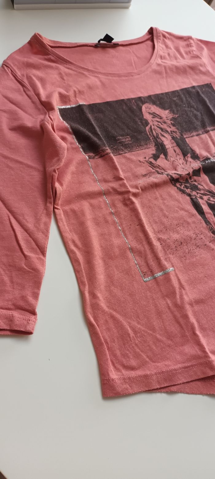 T-shirt manches 3/4 - photo numéro 3