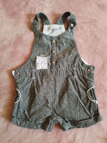 Salopette short chat 9M