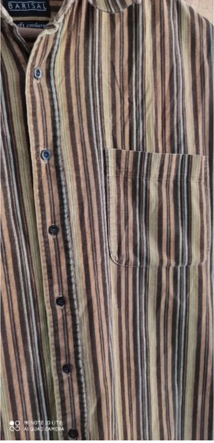 Chemise velours rayé. - photo numéro 4