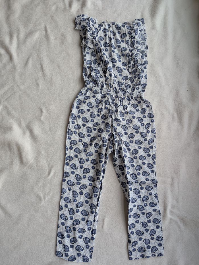 Combinaison bleu motif cachemire - 4A - Lulu castagnette - photo numéro 8
