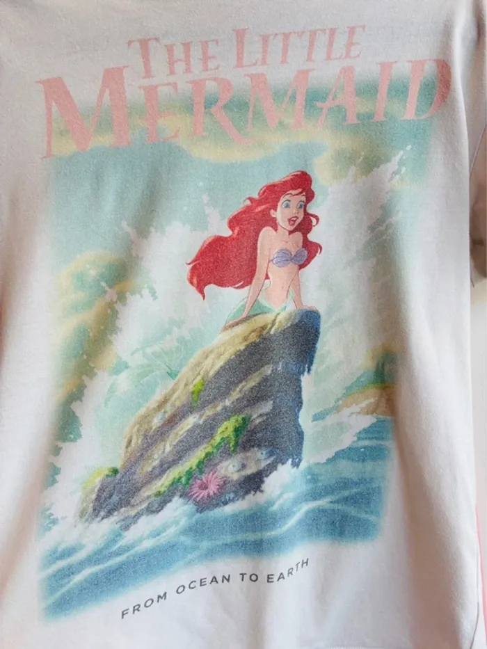 Pyjama deux pièces Disney ariel la petite sirène - photo numéro 2