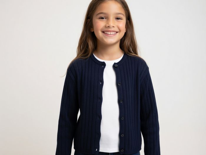 Gilet marine 12 ans Cyrillus (peluches) - photo numéro 1