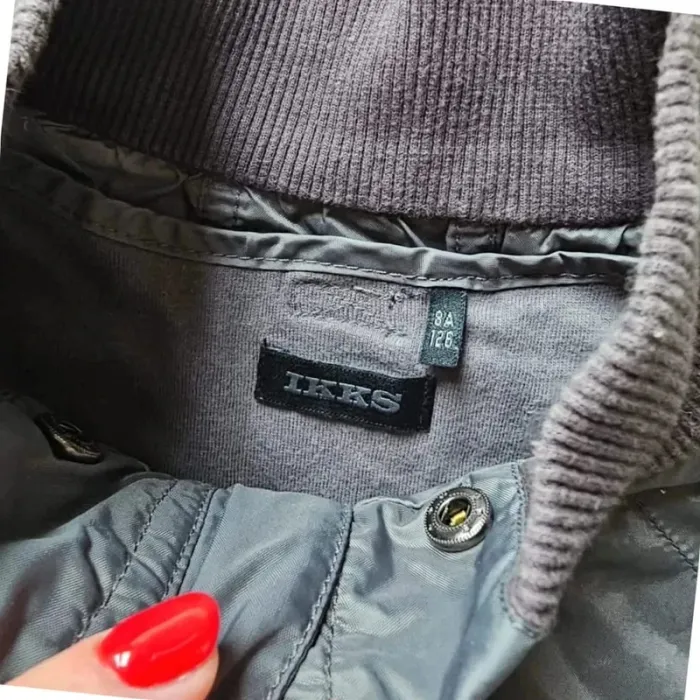Veste grise coupe vent IKKS 8 ans - photo numéro 8