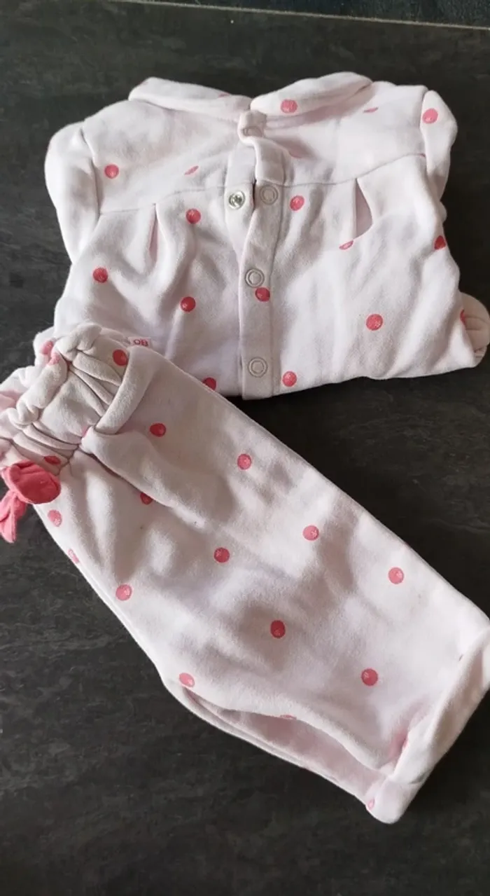 Ensemble à pois rose - photo numéro 2