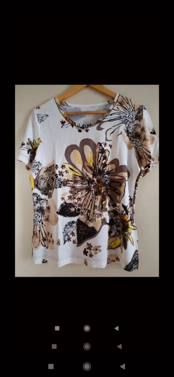 Tee Shirt motif fleural