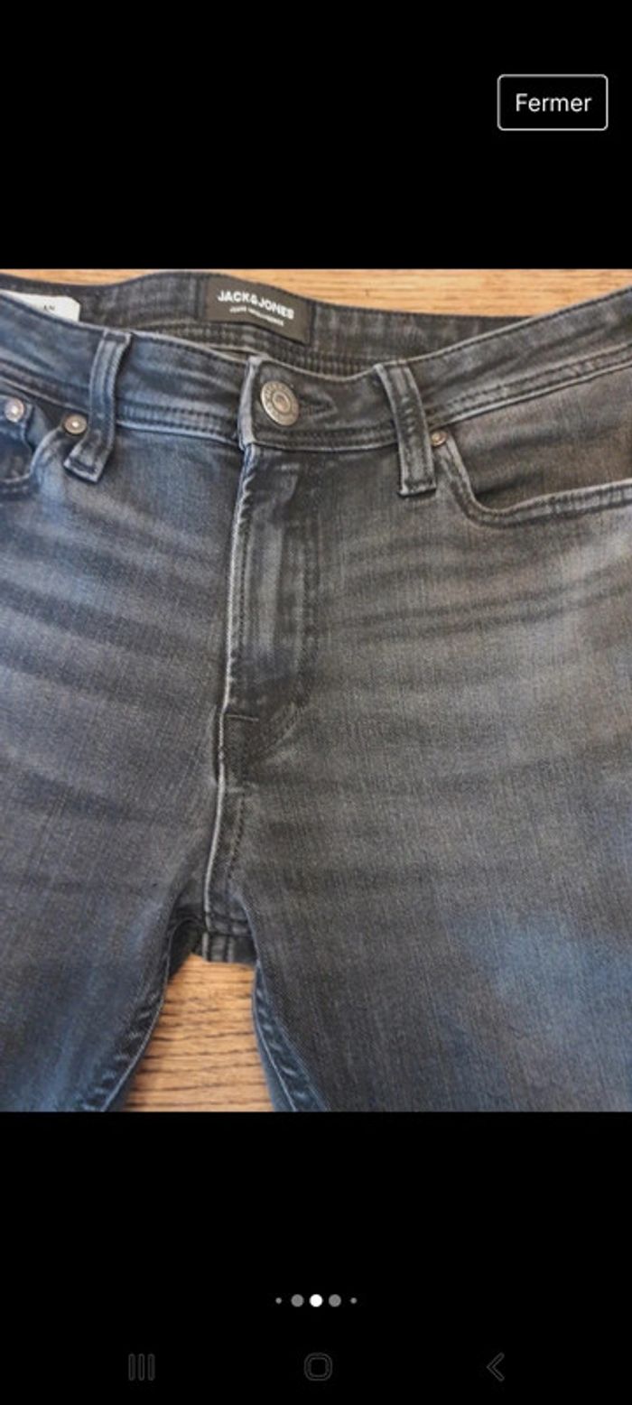 Jeans homme 29/34 Jack&Jones skinny Liam - photo numéro 14