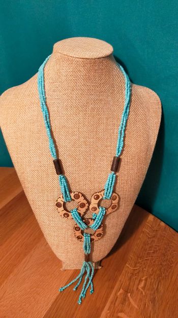 Collier ethnique turquoise – Collection Terre d’Ailleurs