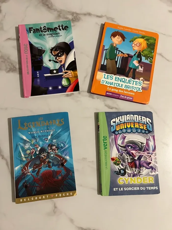 Lot de 4 livres