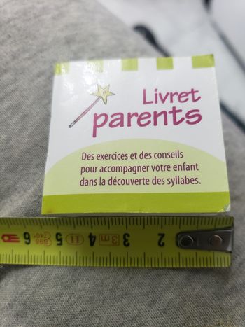 Livret parents - Des exercices et des conseils pour accompagner votre enfant dans la découverte des syllabes .