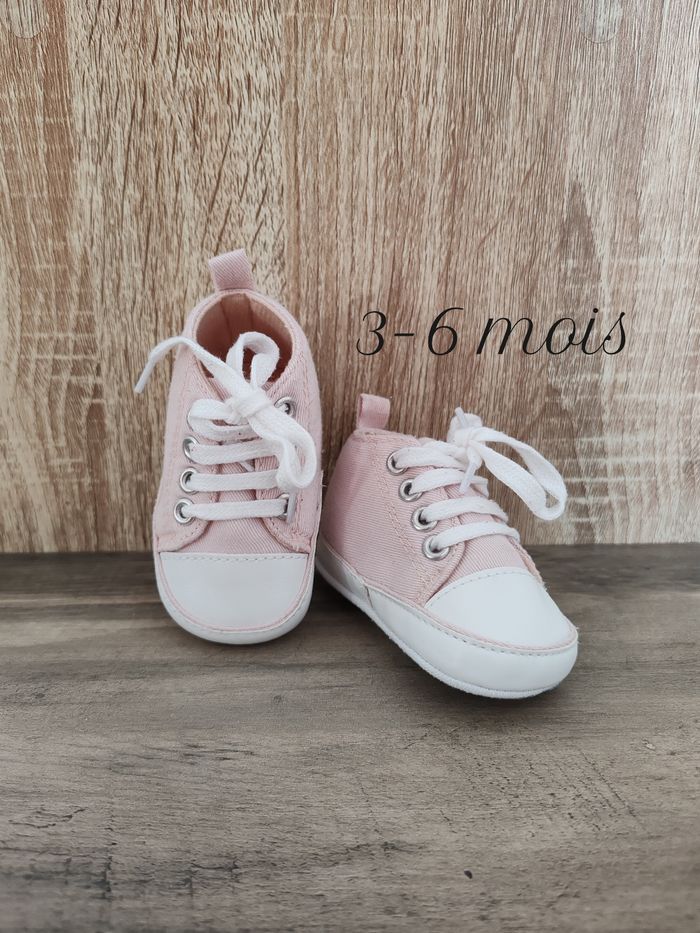 Baskets bébé fille 3/6 mois