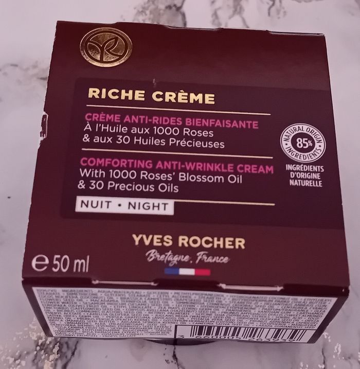 Riche crème nuit Yves Rocher neuve - photo numéro 2