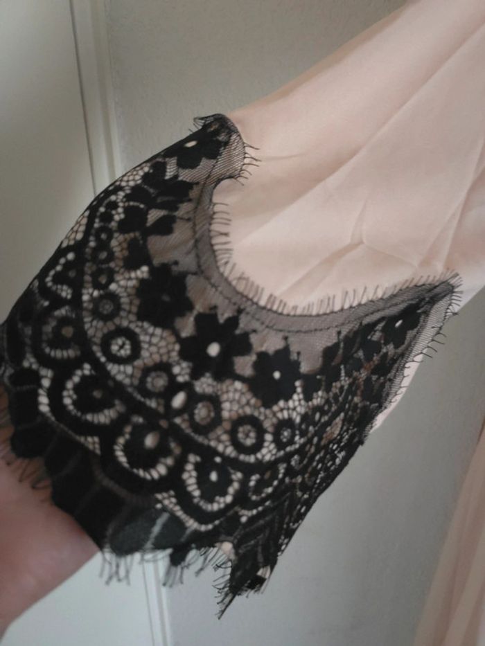 Kimono abaya avec dentelle taille L - photo numéro 5