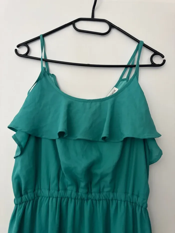 Robe d’été à franges turquoise cache cache - photo numéro 2