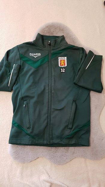 Veste de survêtement vert bouteille Duarig 10 ans