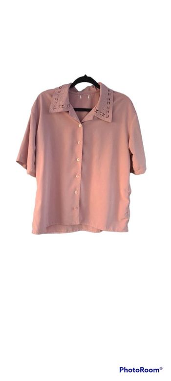 Chemisier rose vintage