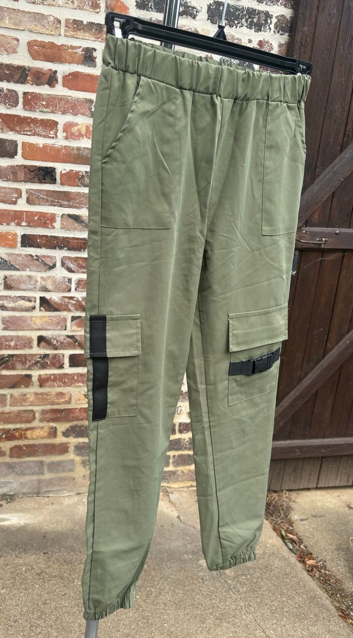 👖 Pantalon cargo poche à rabat – Taille 11-12 ans – Shein - photo numéro 3