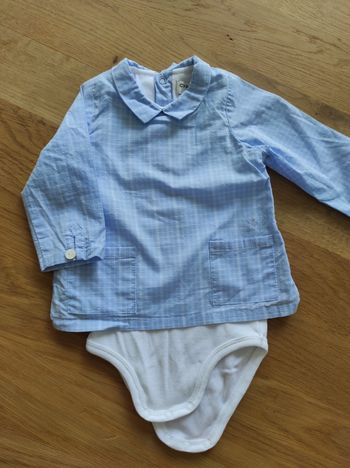 Body avec chemise intégrée Cyrillus 3 mois