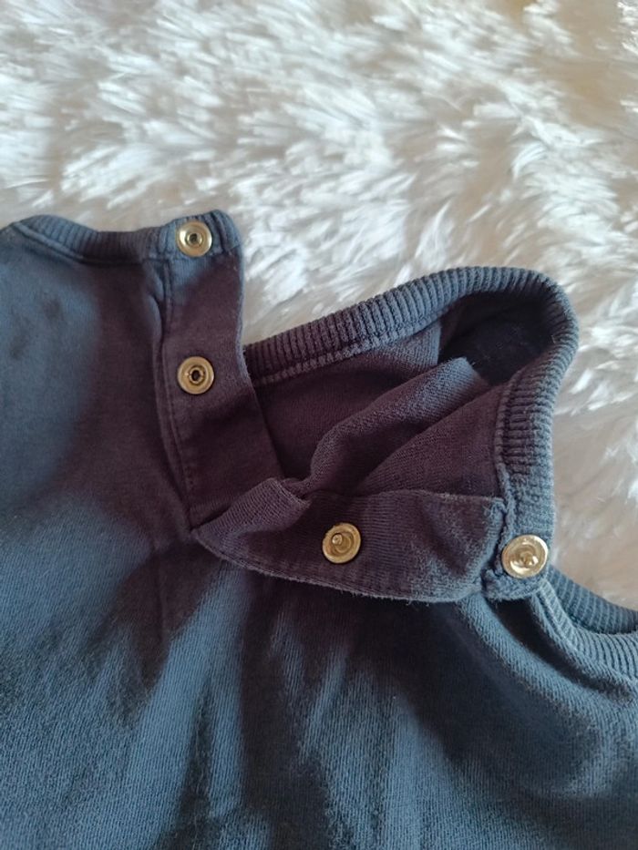 2€ Débardeur bleu marine T. 12 mois TAO - photo numéro 7