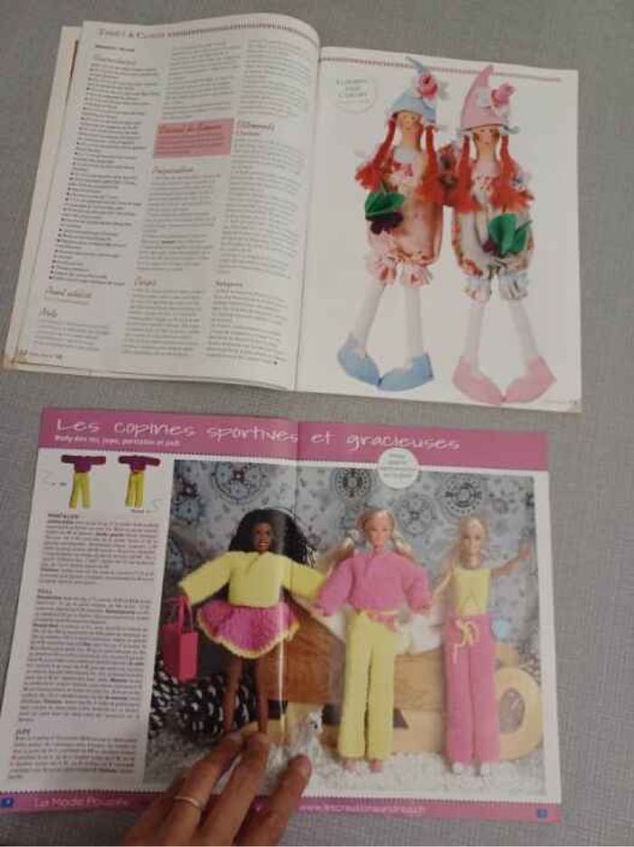 Lot livres sur les poupées les barbies les doudou - photo numéro 7