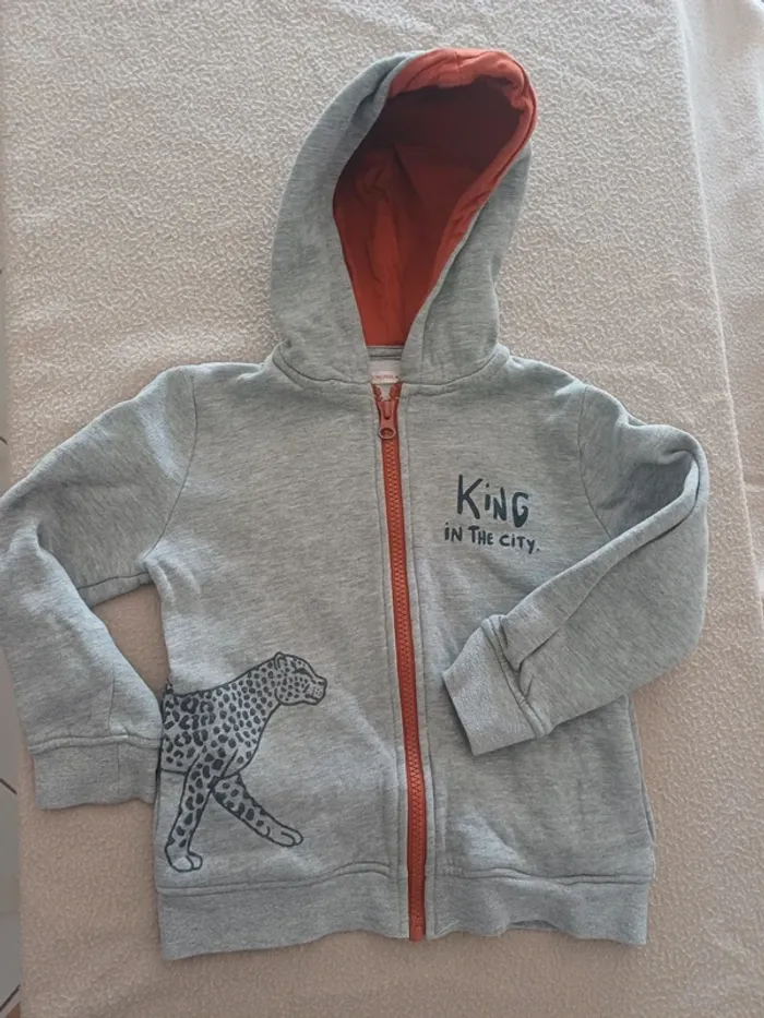 Superbe veste à capuche 4 ans garçon