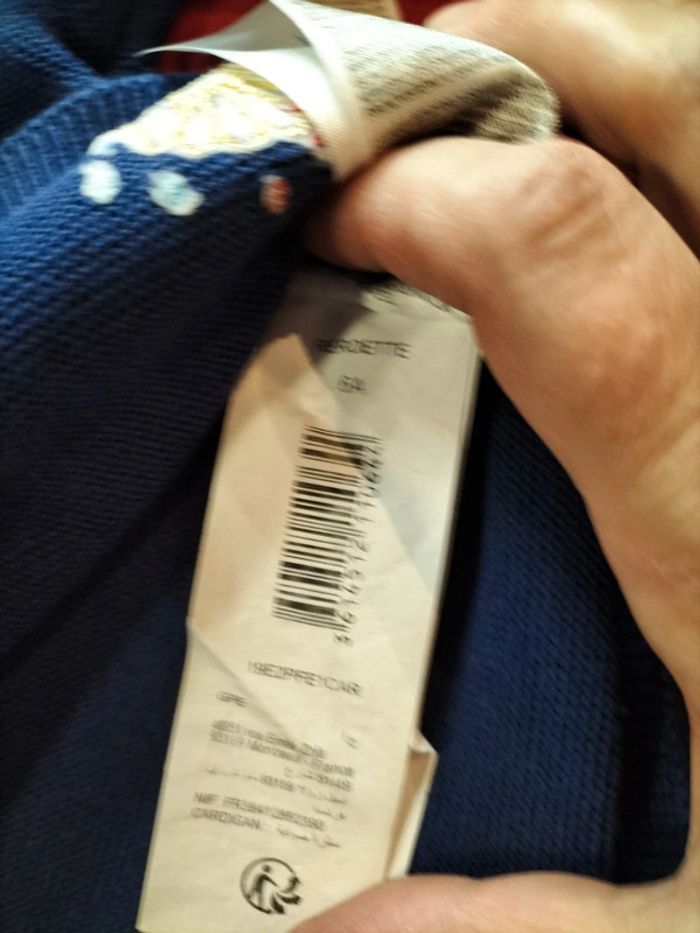 Gilet court manches longues bleu 6 ans Sergent Major - photo numéro 10